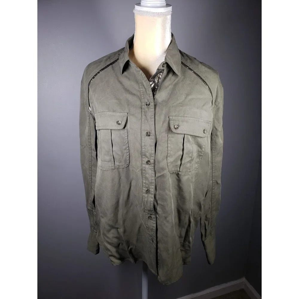 Free People Button Down Shirt Women's Size S.